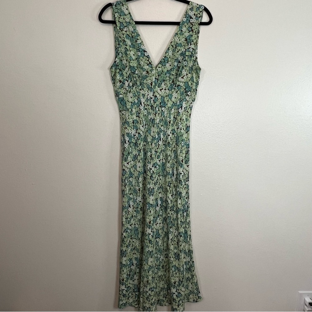 Rails Green Floral Midi Dress